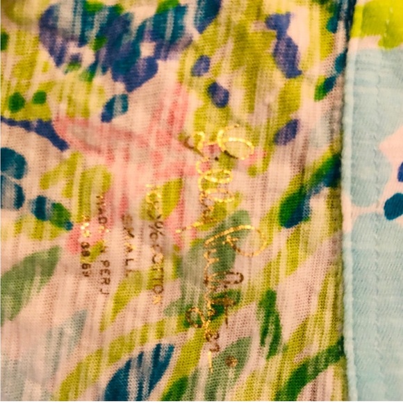 Lilly Pulitzer Arya tank Skye Blue Heaven - Picture 4 of 4